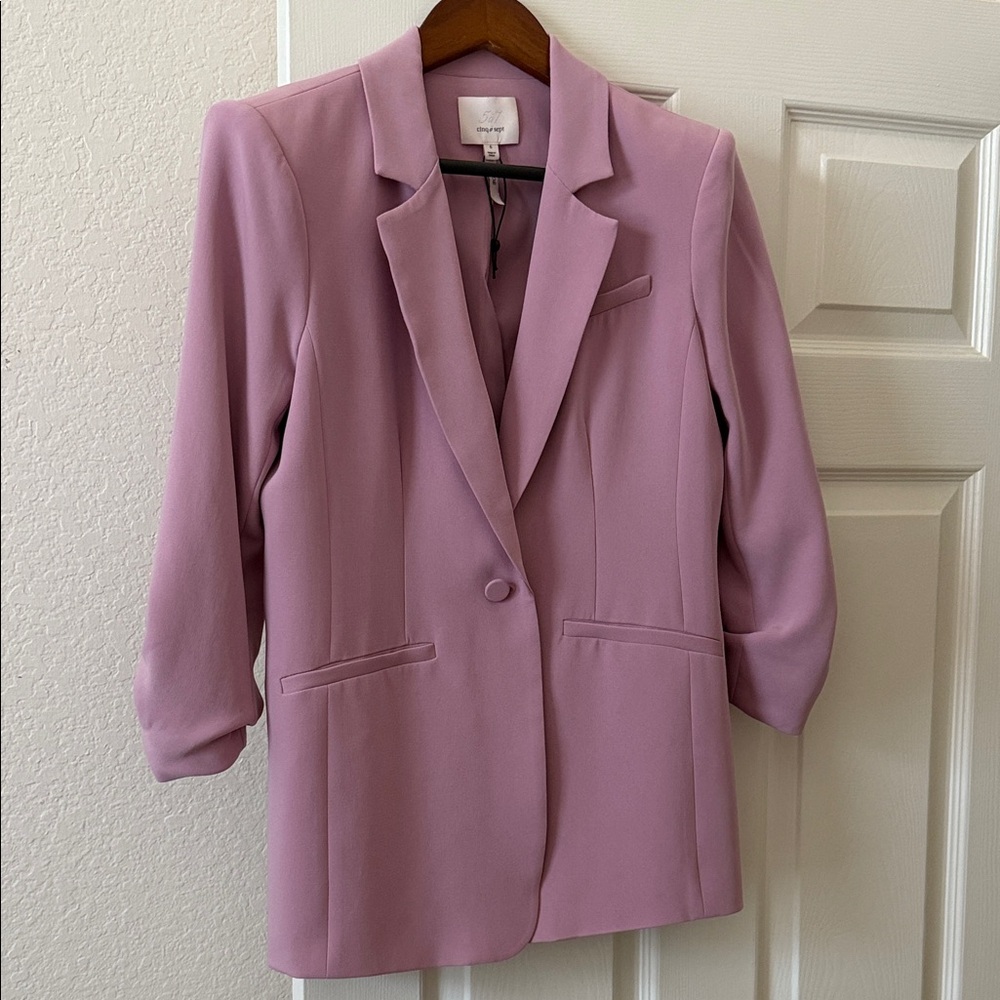 Cinq a Sept Khloe Blazer in light Mauve pink size 6 new condition